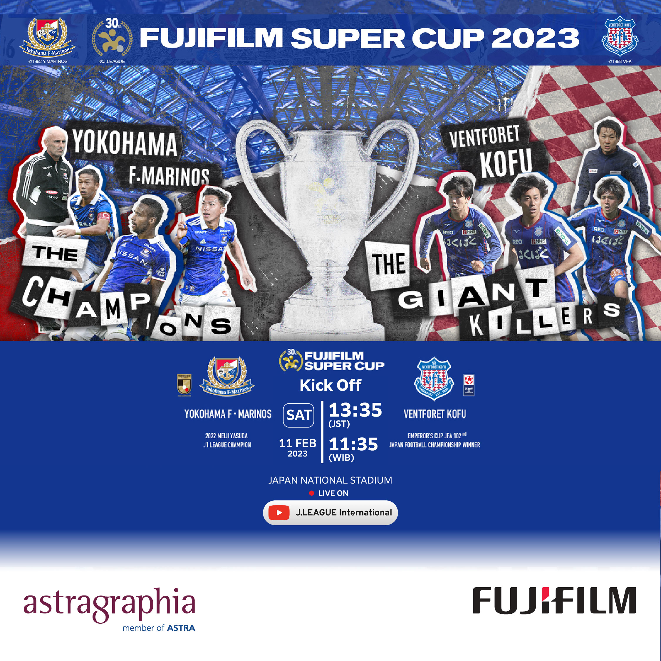 FUJIFILM Business Innovation Kembali Sponsori FUJIFILM SUPER CUP 2023 | Documentsolution.com