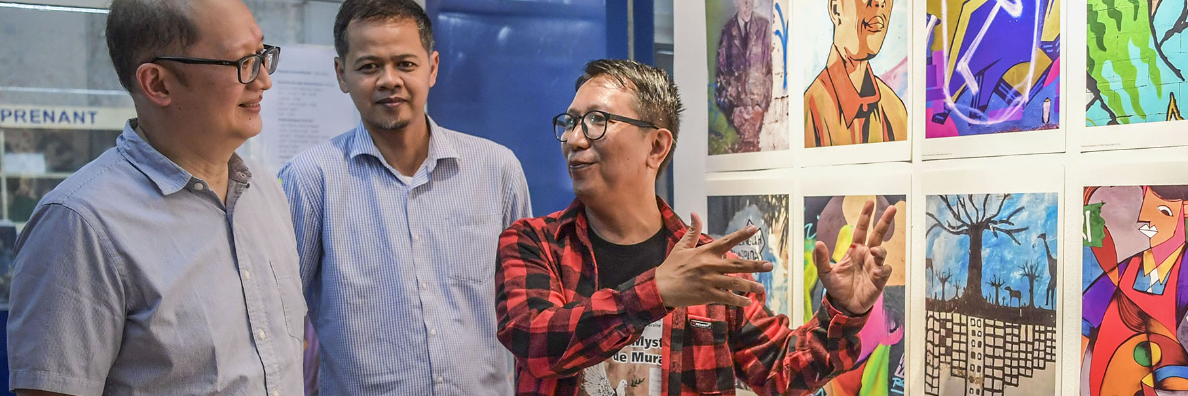 Astragraphia Supports Solo Photography Exhibition Le MystÃ¨re des Peintures Murales Hasiholan Siahaan XIV